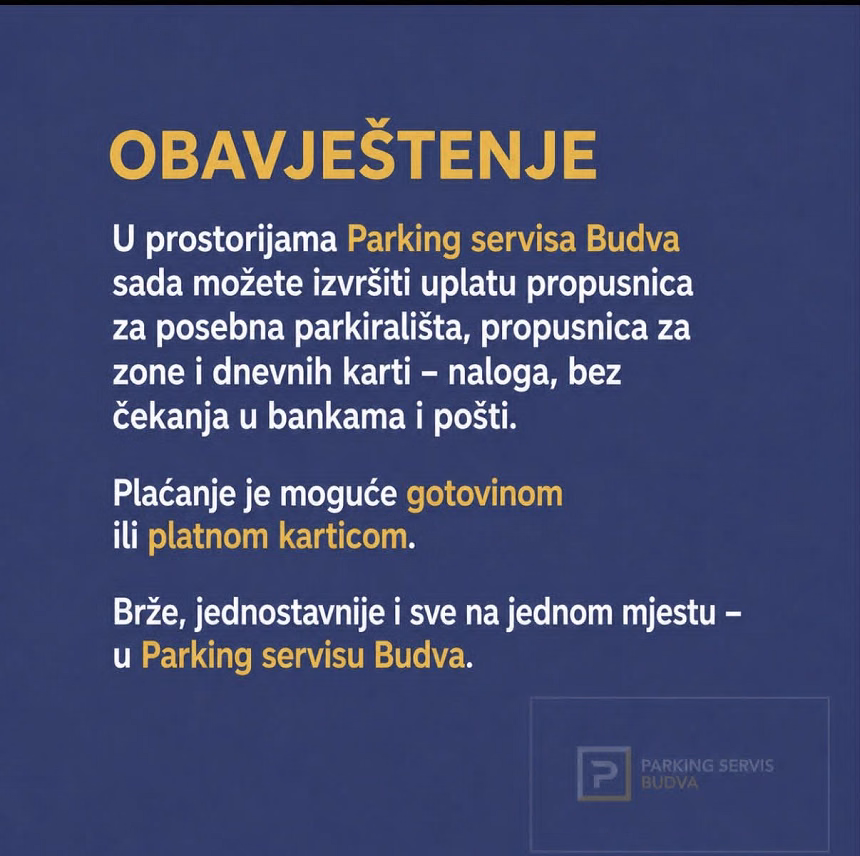Foto: Parking servis