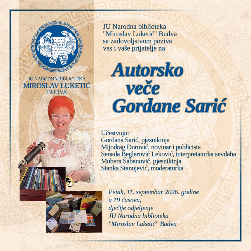 JU Narodna biblioteka „Miroslav Luketić“ Budva
