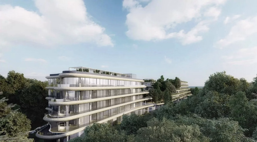 Projektovani izgled hotela Janu u Miločeru (Foto: elasticarchitects.com)