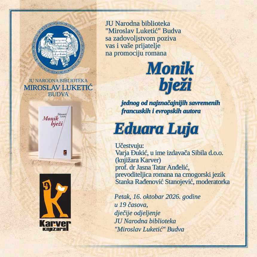 Foto: JU Narodna biblioteka Miroslav Luketić Budva