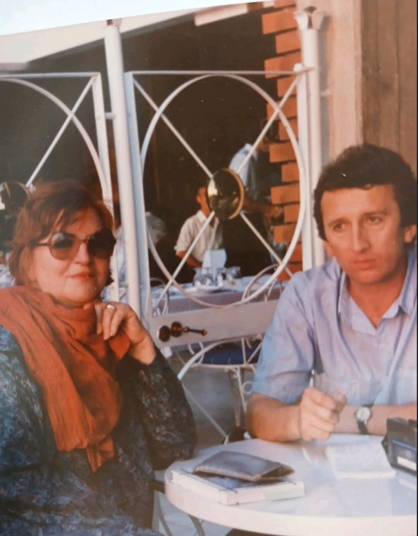 Vesna Parun i Ranko Pavićević/Foto: privatna arhiva