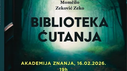 Akademija znanja Budva organizuje autorsko veče Momčila Zekovića Zeka