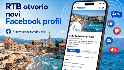Budite u toku sa dešavanjima u gradu: RTV Budva na novoj Facebook stranici
