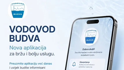 Nova mobilna aplikacija Vodovoda i kanalizacije Budva dostupna za preuzimanje