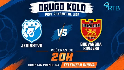 Direktan prenos utakmice Jedinstvo – Budvanska rivijera večeras na Televiziji Budva