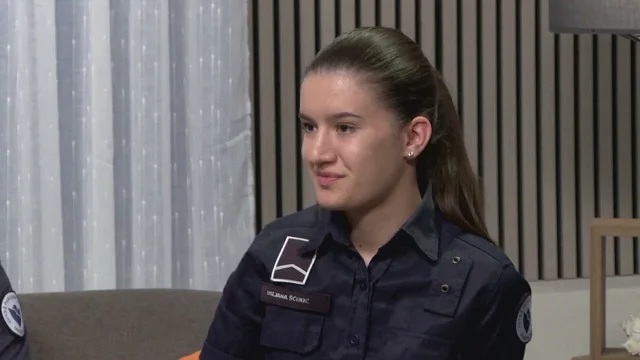 dr Ljubiša Konatar, profesor sa policijske akademije, Miljana Šćekić i Đorđe Šebek