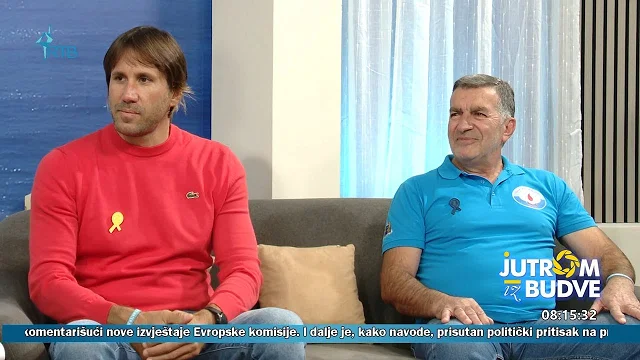 Rajko Kuzman i Luka Vučković | Realizovan 17 humanitarni plivački maraton - Jutrom iz Budve