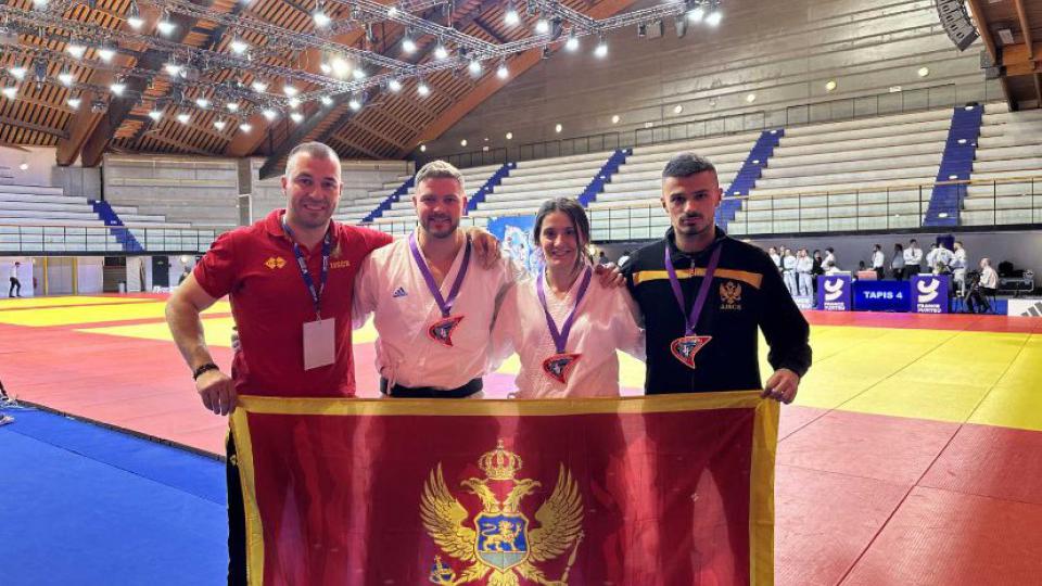 Bronzane medalje za Jiu-jitsu klub „Budva“ na takmičenju u Parizu | Radio Televizija Budva
