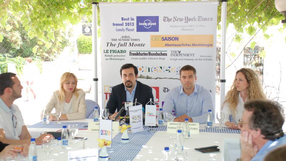Press konferencija Nacionalne turističke organizacije Crne Gore i LTO  Budva | Radio Televizija Budva