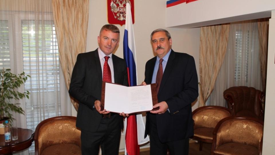 Boro Đukić počasni konzul Rusije u Budvi | Radio Televizija Budva