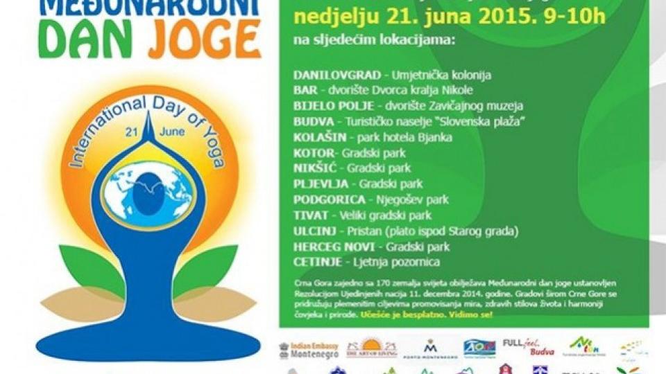 Međunarodni dan joge biće obilježen i u Budvi | Radio Televizija Budva