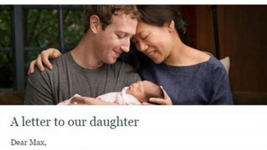 Zakerberg dobio ćerku, poklanja 99 odsto Facebooka | Radio Televizija Budva