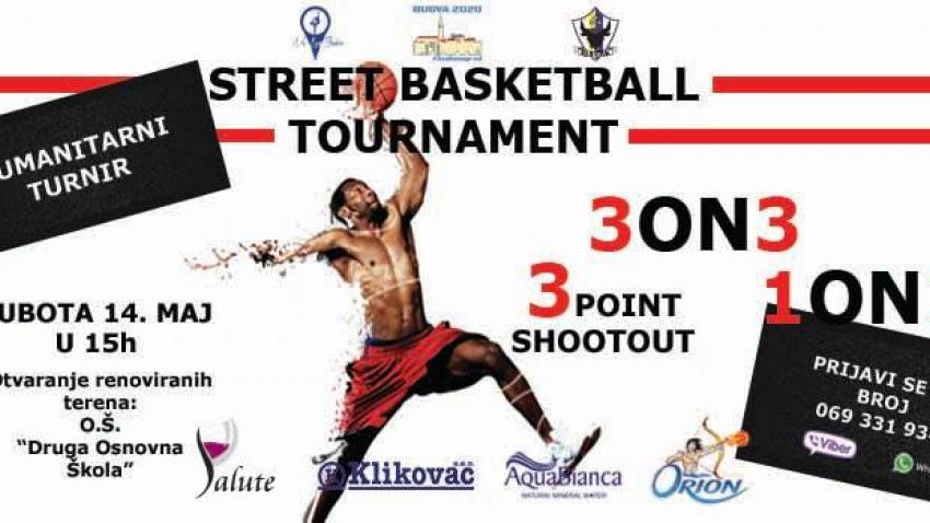 Humanitarni turnir u uličnom basketu danas u Budvi | Radio Televizija Budva