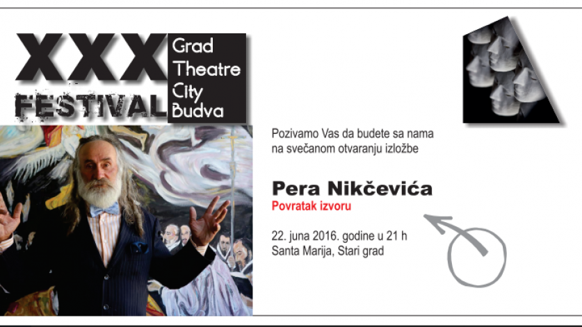 Grad teatar: Izložba Pera Nikčevića | Radio Televizija Budva