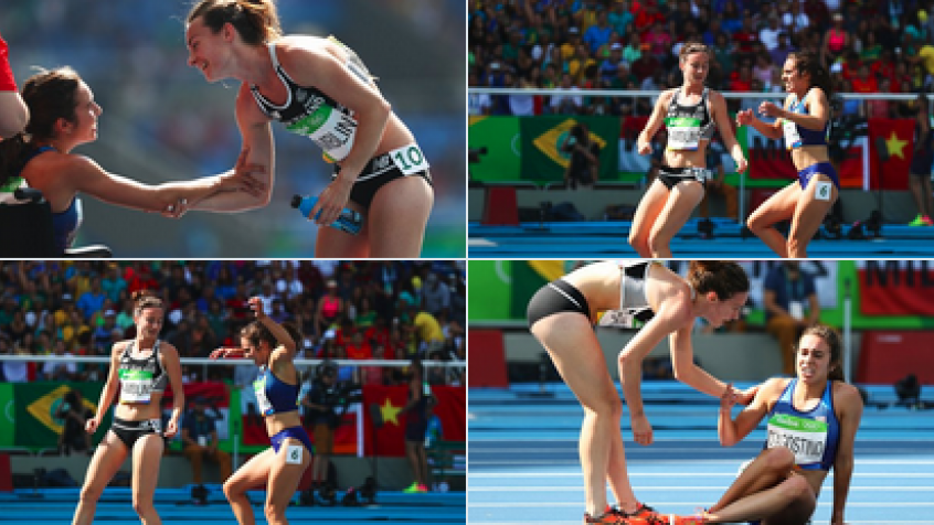 Pravi duh olimpizma na djelu: Ovako su dvije atletičarke oduševile svijet! | Radio Televizija Budva