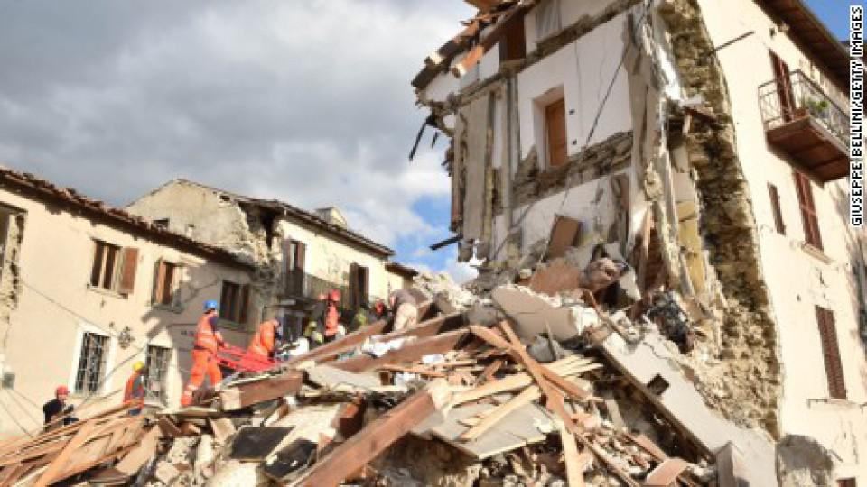 Italijansko tlo se opet trese, stradalo 247 osoba, danas se uvodi vanredno stanje | Radio Televizija Budva