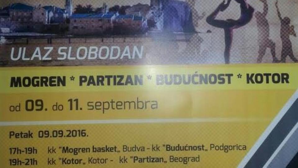 Sjutra počinje Košarkaški turnir za kadete u Budvi | Radio Televizija Budva