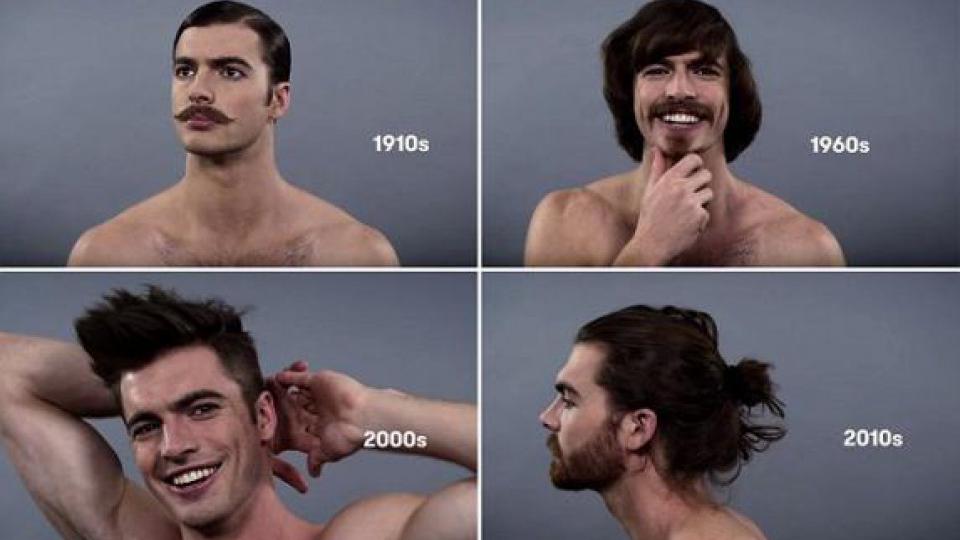 VIDEO: Kako su se muškarci mijenjali u prethodnih 100 godina | Radio Televizija Budva