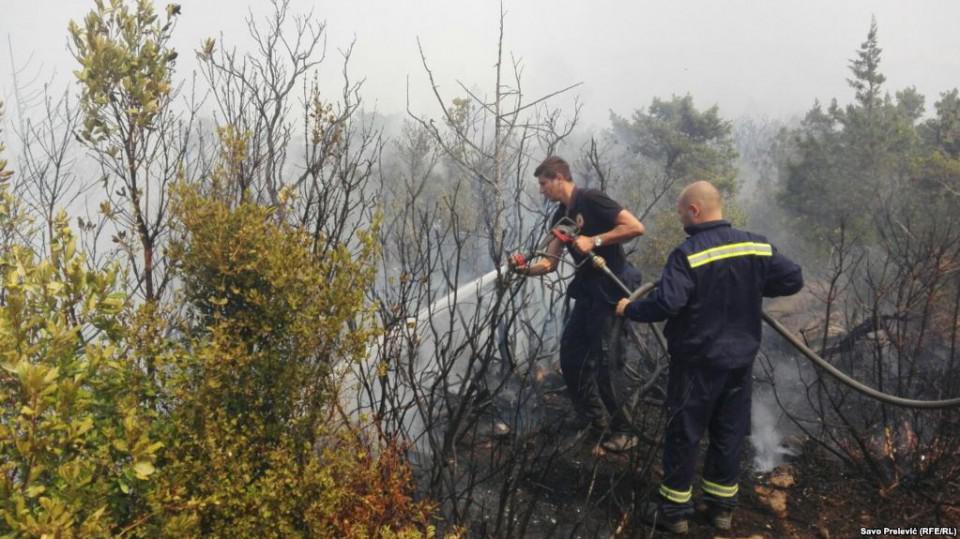 Požar na brdu iznad Brajića | Radio Televizija Budva