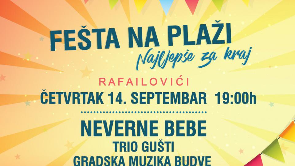 Fešta u Rafailovićima odložena za 14. septembar | Radio Televizija Budva