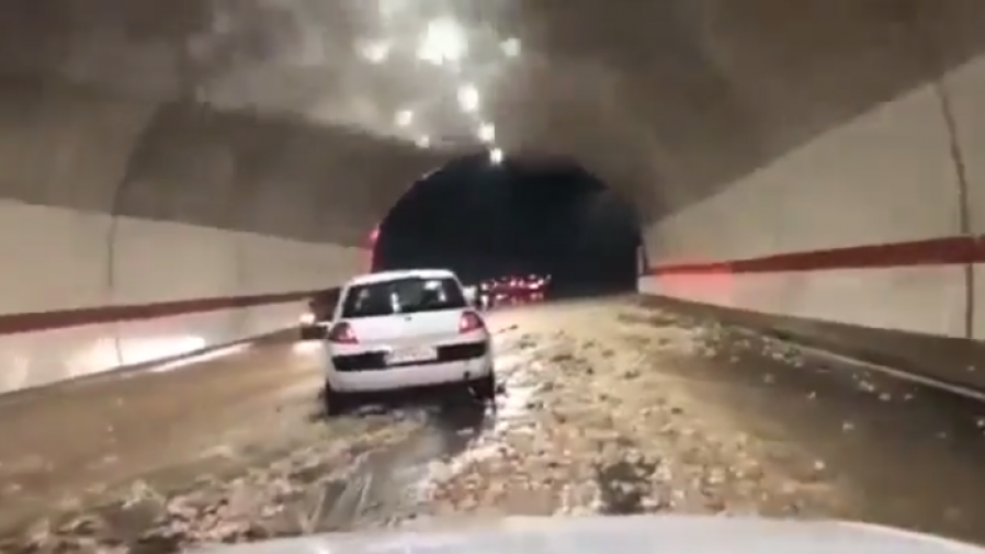 Pogledajte kako je sinoć bilo u tunelu na Brajićima VIDEO | Radio Televizija Budva
