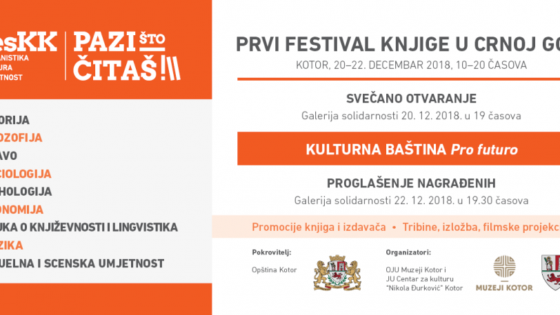 Prvi festival knjige – humanistike, kulture i umjetnosti u Crnoj Gori – FesKK Kotor | Radio Televizija Budva