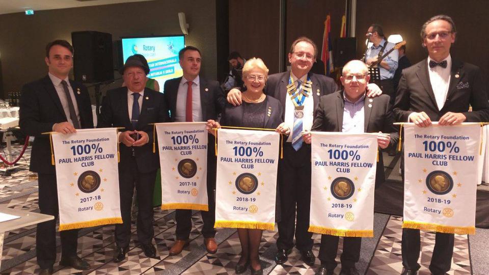 Rotari klub Budva zvanično proglašen 100% 