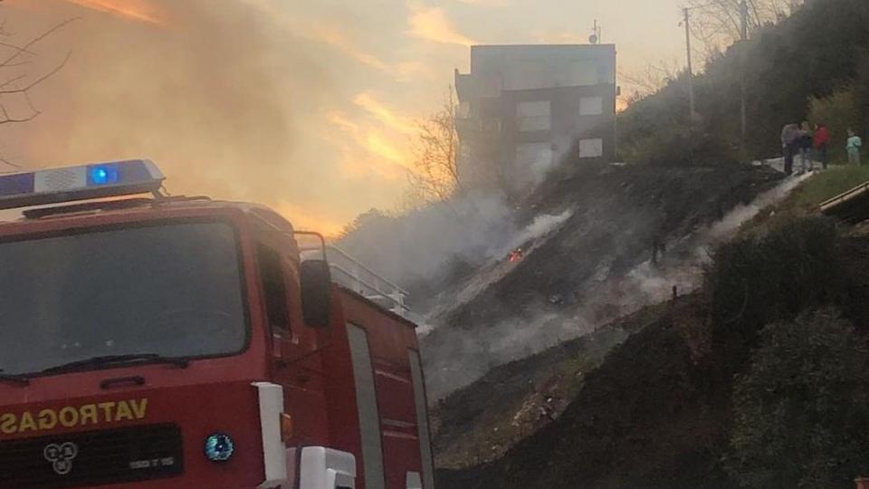 Požar na brdu Spas FOTO + VIDEO | Radio Televizija Budva