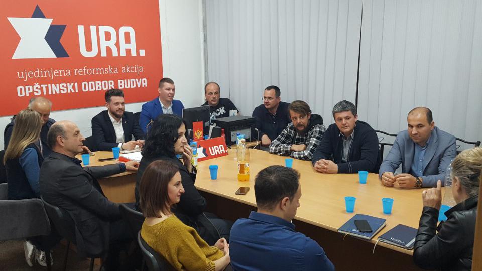 URA: Na pravom smo putu - zaključak sastanka sa čelnim ljudima odbora na primorju | Radio Televizija Budva