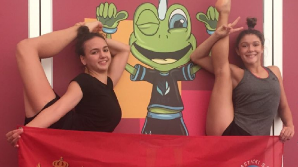 Anja i Jovana predstavljaju Budvu na svjetskom prvenstvu u ritmičkoj gimnastici u Bakuu | Radio Televizija Budva