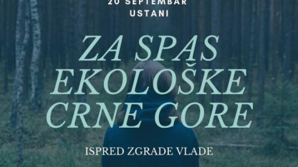 Građanski protest za spas ekološke Crne Gore | Radio Televizija Budva