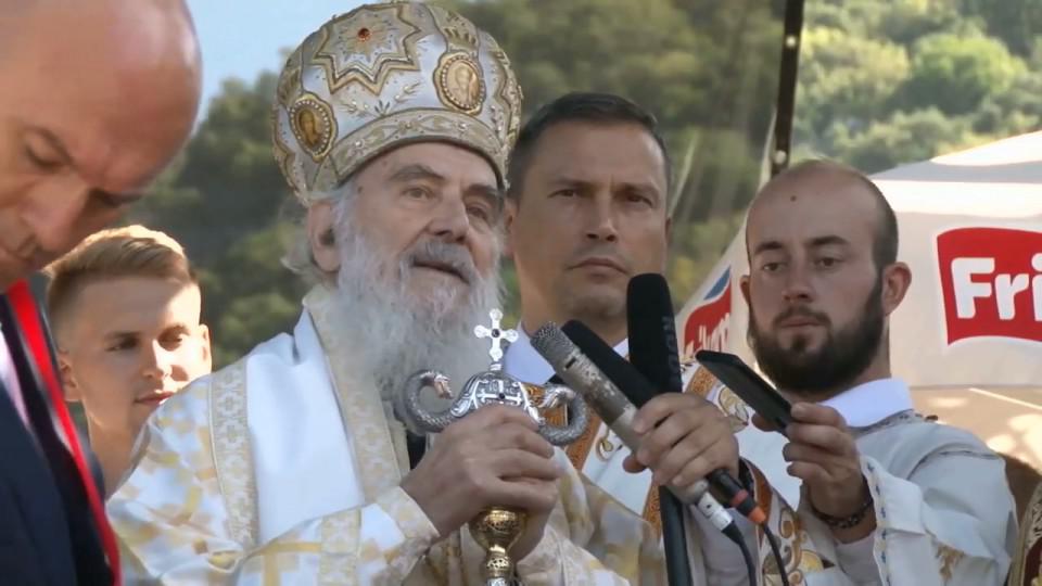 Irinej u manastiru Podlastva:  Da se vratimo Bogu, crkvi svojoj, onoj vjeri i istini koju su živjeli naši preci VIDEO | Radio Televizija Budva