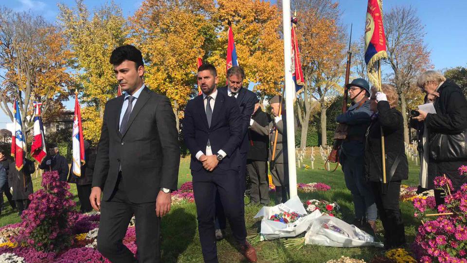 Delegacija Opštine Budva položila vijenac na vojničkom groblju u Parizu | Radio Televizija Budva