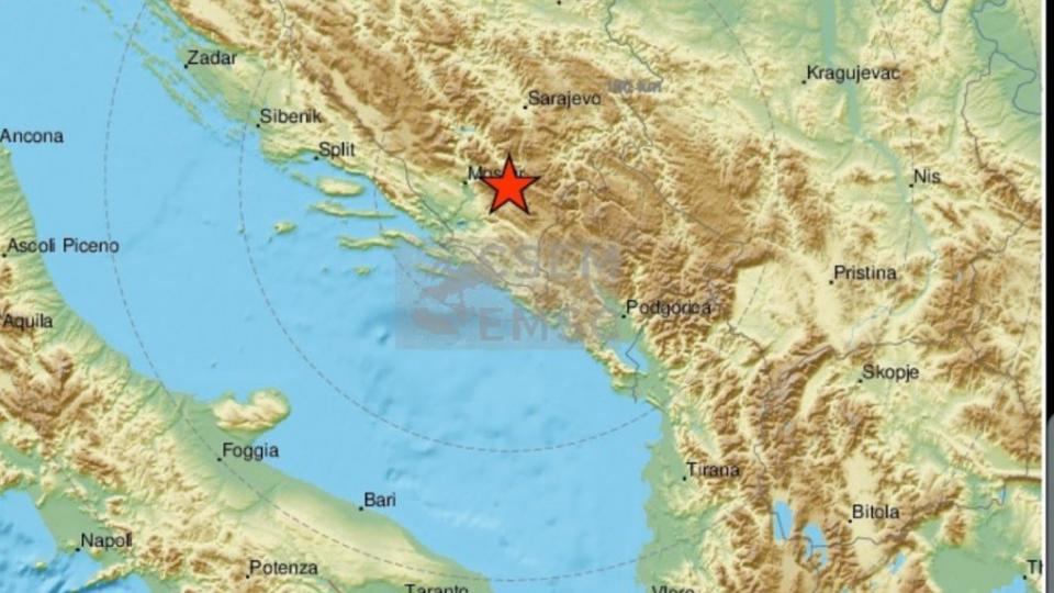 Zemljotres pogodio BiH, osjetio se i u Crnoj Gori | Radio Televizija Budva