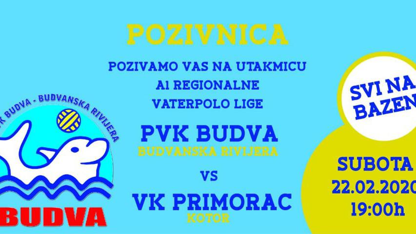 Vaterpolo: Večeras okršaj Budve i Primorca | Radio Televizija Budva