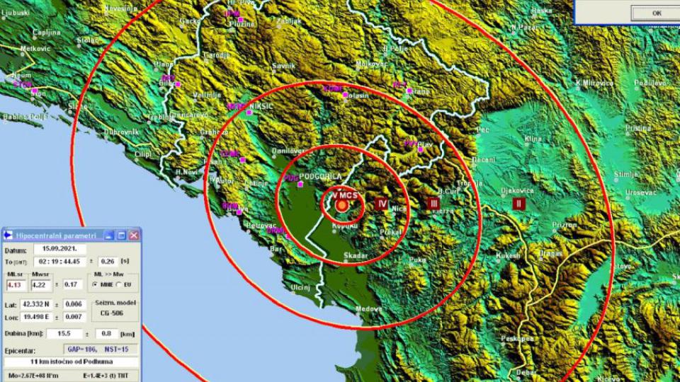 Zemljotres u Albaniji, osjetio se i u Crnoj Gori | Radio Televizija Budva