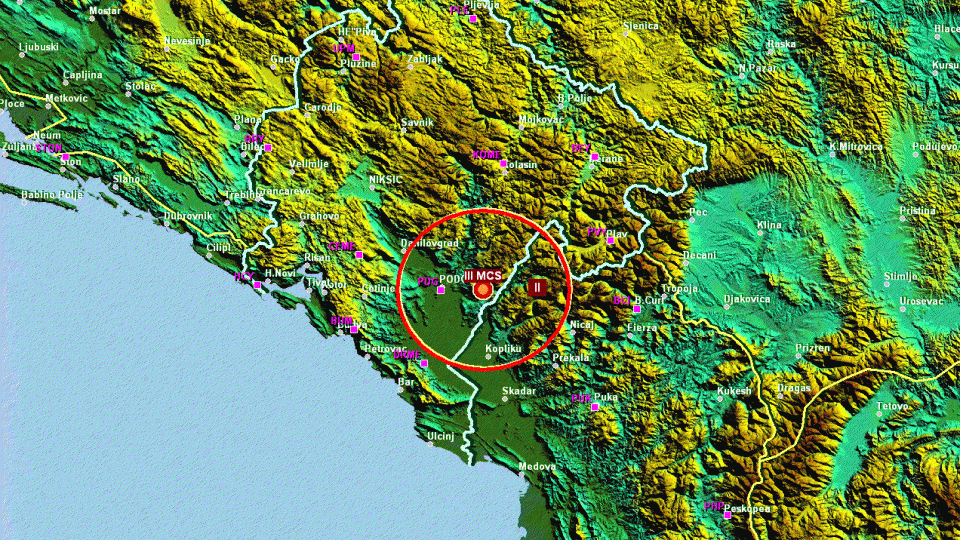 Manji zemljotres u Crnoj Gori | Radio Televizija Budva