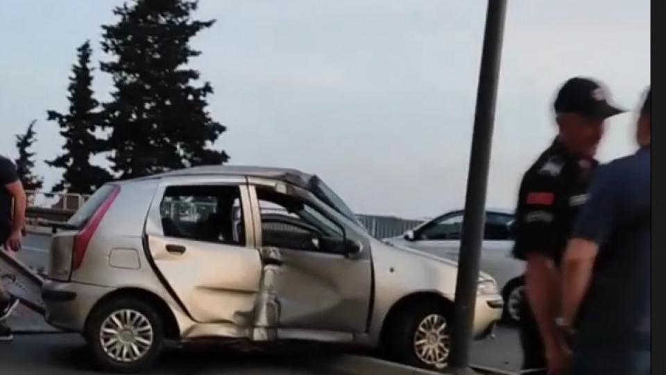 (VIDEO) Udes na ulazu u Budvu, jedna osoba povrijeđena | Radio Televizija Budva