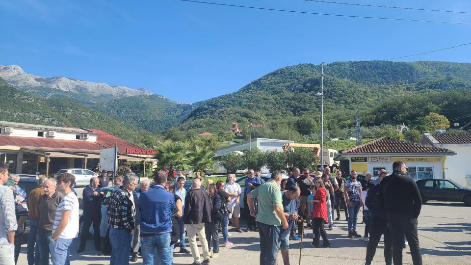 Danas u podne protest mještana u Radanovićima | Radio Televizija Budva