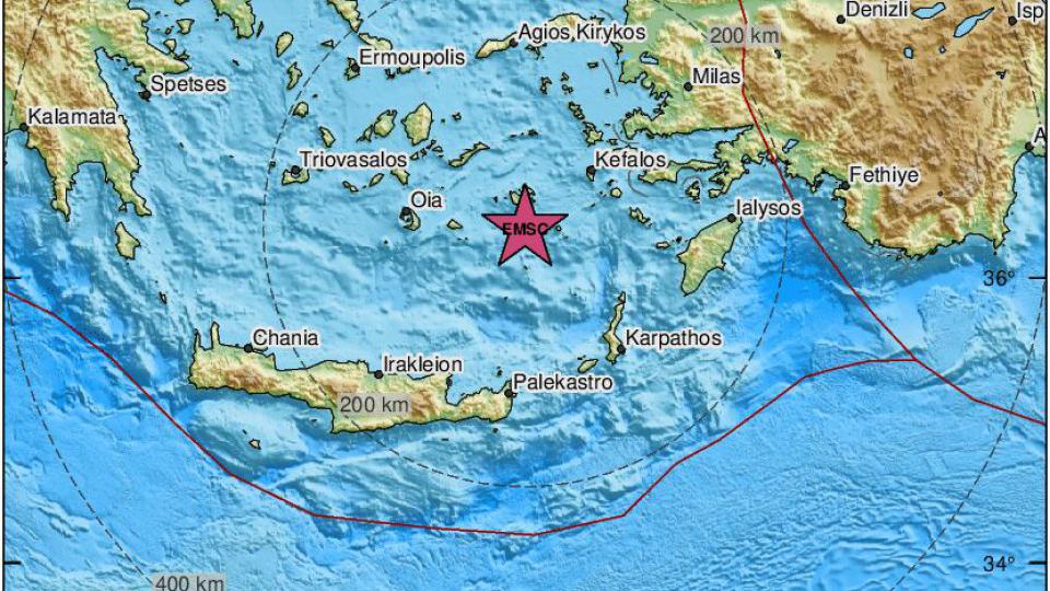 Snažan zemljotres pogodio ostrva Dodekanez u Egejskom moru | Radio Televizija Budva
