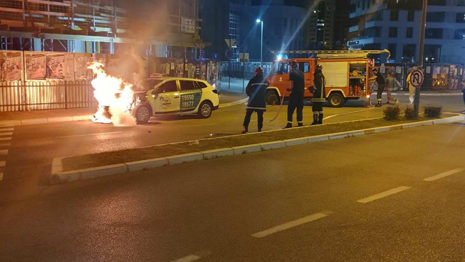 Zapalilo se vozilo u centru Budve | Radio Televizija Budva
