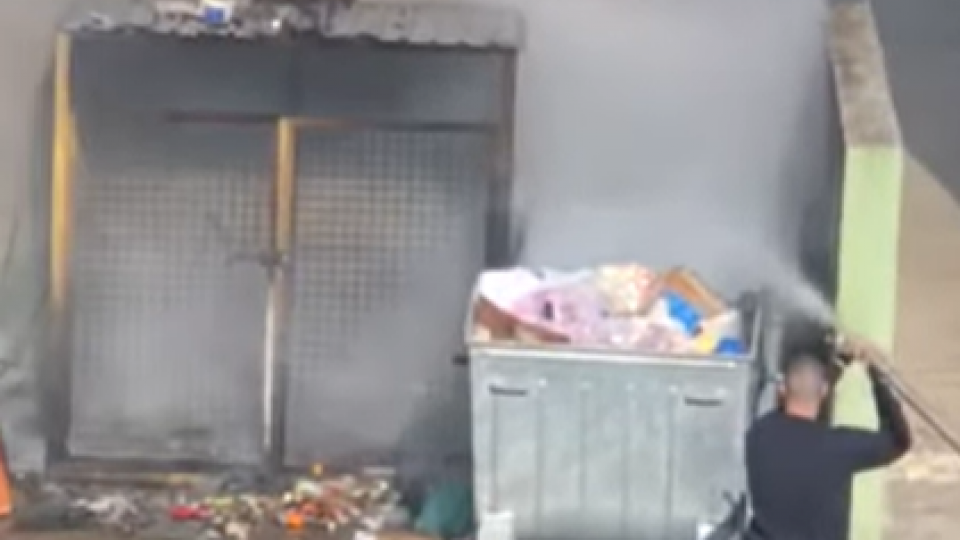 VIDEO: Saniran manji požar u Mainskoj ulici | Radio Televizija Budva