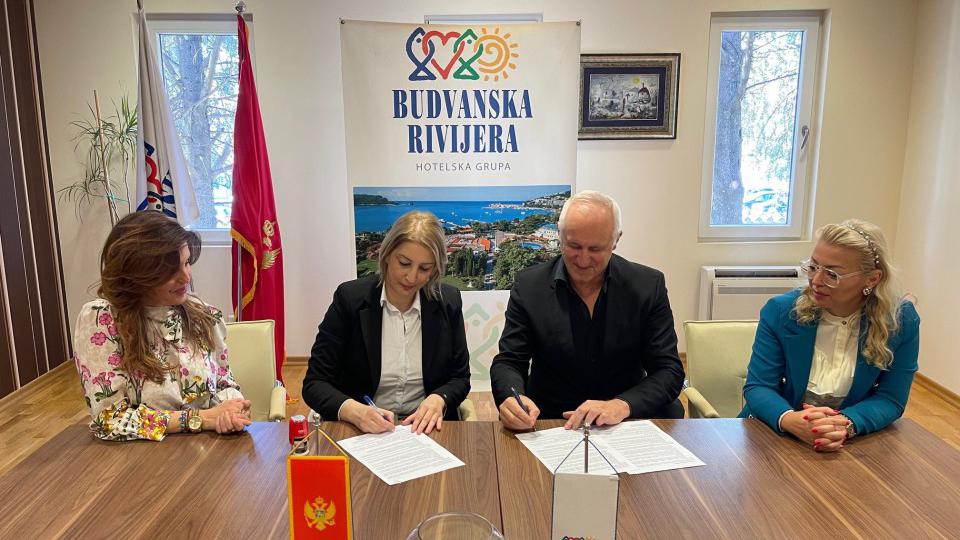 Potpisan Memorandum o saradnji između JU Centra za stručno obrazovanje Crne Gore i HG Budvanska rivijera | Radio Televizija Budva
